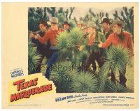 6s861 TEXAS MASQUERADE LC #7 '44 William Boyd as Hopalong Cassidy with cowboys pointing guns!