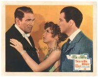 6s873 THIS IS MY AFFAIR LC '37 Barbara Stanwyck between Robert Taylor & Victor McLaglen!