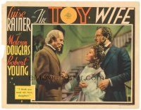 6s909 TOY WIFE LC '38 pretty Luise Rainer & Melvyn Douglas with her father H.B. Warner!