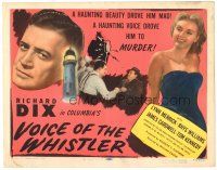 6s115 VOICE OF THE WHISTLER TC '45 Richard Dix on a honeymoon for murder!