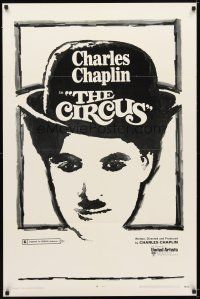 6x138 CIRCUS 1sh R70 great image of Charlie Chaplin, slapstick classic!