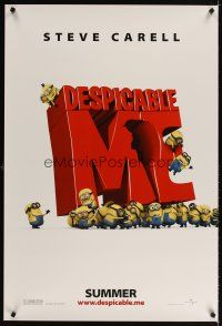 6x193 DESPICABLE ME teaser DS 1sh '10 Steve Carell, cute CGI, superbad, superdad!