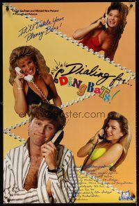 6x198 DIALING FOR DINGBATS 1sh '90 Peter Slodqyk's wacky phone comedy from Troma!