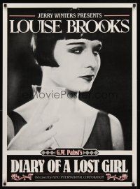 6x199 DIARY OF A LOST GIRL 1sh R82 bad girl Louise Brooks, directed by G.W. Pabst!