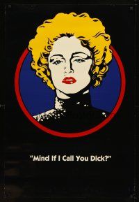 6x204 DICK TRACY teaser DS 1sh '90 art of Madonna as Breathless Mahoney, Mind if I call you dick?