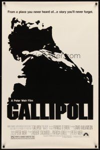 6x298 GALLIPOLI 1sh '81 Peter Weir, Australians Mel Gibson & Mark Lee in World War I!