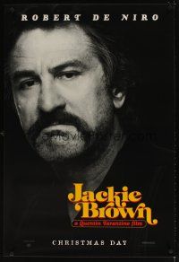 6x410 JACKIE BROWN teaser 1sh '97 Quentin Tarantino, cool close-up of Robert De Niro!