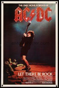 6x455 LET THERE BE ROCK 1sh '82 AC/DC, Angus Young, Bon Scott, heavy metal!
