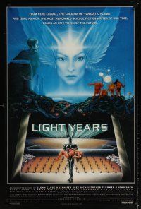 6x460 LIGHT YEARS 1sh '86 Rene Laloux & Harvey Weinstein's Gandahar, written by Isaac Asimov!
