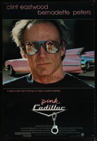 6x562 PINK CADILLAC 1sh '89 Clint Eastwood is a real man wearing really cool shades!