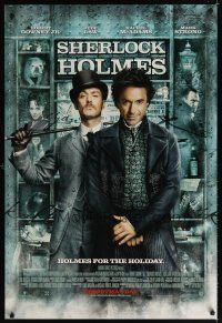 6x651 SHERLOCK HOLMES advance DS 1sh '09 Guy Ritchie directed, Robert Downey Jr., Jude Law!