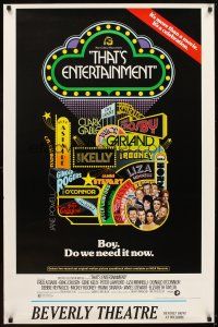 6x716 THAT'S ENTERTAINMENT premiere 1sh '74 classic MGM Hollywood scenes, it's a celebration!
