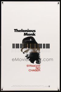 6x718 THELONIOUS MONK: STRAIGHT, NO CHASER int'l 1sh '89 Clint Eastwood produced jazz bio!