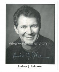 6t437 ANDREW ROBINSON signed 8x10 publicity still '90s he was The Scorpio Killer in Dirty Harry!