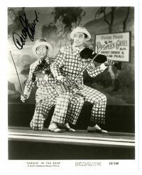 6t540 DONALD O'CONNOR signed 8x10 REPRO still '90s with Gene Kelly from Singin' in the Rain!