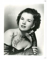 6t557 GALE STORM signed 8x10 REPRO still '80s wonderful close up in shoulderless lace dress!