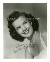 6t556 GALE STORM signed 8x10 REPRO still '80s pretty smiling portrait wearing pearl necklace!
