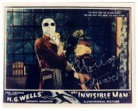 6t564 GLORIA STUART signed color 8x10 REPRO still '00s cool lobby card image from The Invisible Man