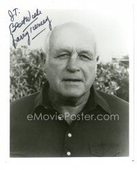 6t633 LAWRENCE TIERNEY signed 8x10 REPRO still '80s head & shoulders portrait late in his career!