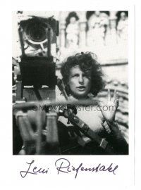 6t474 LENI RIEFENSTAHL signed 4.25x6 REPRO still '80s great portrait of the famous German director!