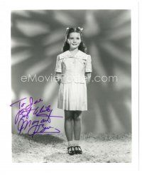 6t651 MARGARET O'BRIEN signed 8x10 REPRO still '90s cute full-length portrait of the child actress!