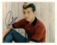 6t668 PAUL ANKA signed color 8x10 REPRO still '96 super young portrait of the singer/actor!
