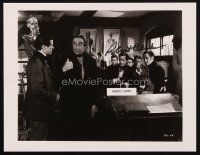 6t698 ROBERT CLARKE signed 8.5x11 REPRO '90s great close up with Bela Lugosi from Body Snatcher!