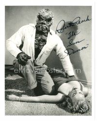 6t700 ROBERT CLARKE signed 8x10 REPRO still '90s as The Hideous Sun Demon with sexy blonde!