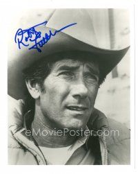 6t703 ROBERT FULLER signed 8x10 REPRO still '90s head & shoulders portrait wearing cowboy hat!
