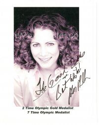 6t454 SHANNON MILLER signed 8x10 publicity still '90s the Olympic gymnastics medalist!