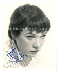 6t720 SHIRLEY MACLAINE signed 8x10 REPRO still '90s head & shoulders portrait of the pretty star!