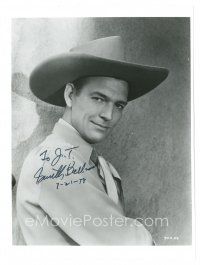 6t723 SMITH BALLEW signed 8x10 REPRO still '78 great smiling portrait wearing cowboy hat!