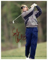 6t550 EMLYN AUBREY signed color 8x10 REPRO still '00s the professional golfer swinging his club!