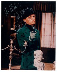 6t553 FRANK GORSHIN signed color 8x10 REPRO still '05 great portrait as The Riddler from Batman!