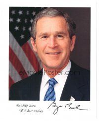 6t443 GEORGE W. BUSH signed color 8x10 publicity still '00s the former United States President!