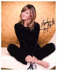 6t575 JACLYN SMITH signed color 8x10 REPRO still '00s one of the original Charlie's Angels!