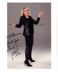 6t593 JOAN RIVERS signed color 8x10 REPRO still '80s great full-length portrait of the comedienne!