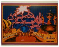 6t711 ROBIN WILLIAMS signed color 8x10 REPRO still '90s the voice of Genie in Disney's Aladdin!