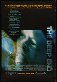 6t293 DEEP END signed DS advance 1sh '01 by BOTH directors Scott McGehee AND David Siegel!