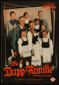 6t216 HANS HOLTE signed German program '66 many images from Die-Trapp-Familie!