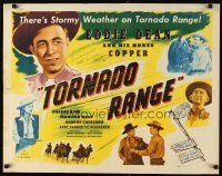 6t315 TORNADO RANGE signed 1/2sh '48 by Eddie Dean, he fights frontier feuders with two guns!