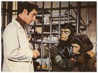 6t244 ESCAPE FROM THE PLANET OF THE APES signed color 10.5x14 still '71 by Kim Hunter!