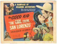 6t231 GIRL FROM SAN LORENZO signed TC '50 by Jane Adams, who's with Duncan Renaldo as The Cisco Kid