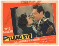 6t256 LLANO KID signed LC '39 by Tito Guizar, in romantic close up with Gale Sondergaard!