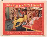 6t258 LOOK FOR THE SILVER LINING signed LC #5 '49 by June Haver, being spanked by Gordon MacRae!