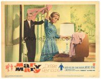 6t261 MARY MARY signed LC #1 '63 by Debbie Reynolds, who's angry at Michael Rennie!
