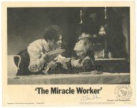 6t264 MIRACLE WORKER signed LC #3 '62 by Arthur Penn, classic Anne Bancroft & Patty Duke scene!