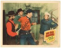 6t268 OLD FRONTIER signed LC #6 '50 by Monte Hale, who's being beaten by bad guys!