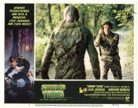 6t276 SWAMP THING signed LC #8 '82 by Dick Durock AND Louis Jourdan, cool monster image!