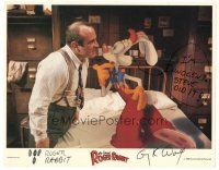 6t281 WHO FRAMED ROGER RABBIT signed LC '88 by author Gary K. Wolf, I'm innocent! Steve did it!